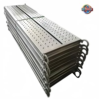 Matériau de construction d'usine Planches d'échafaudage en métal pour pédale de tremplin en acier galvanisé par immersion