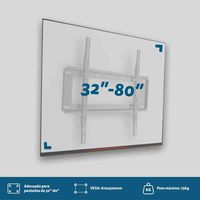 Soporte de TV Fijo de Metal Resistente Grunkel SP-61X50FX para Uso Doméstico, de 32-80 Pulgadas, hasta 75 kg, VESA 615x410 mm, España
