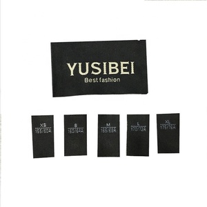 Bán Buôn Kích Cỡ Khác Nhau Dệt Satin Cotton Tùy Chỉnh Kích Thước Tiêu Chuẩn Dệt Nhãn Cho Quần Áo - Product Image 4