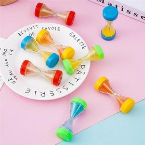Vente chaude <span class=keywords><strong>Mini</strong></span> sabliers minuterie jouet dessin animé créatif drôle en plastique <span class=keywords><strong>Mini</strong></span> sablier sable verre sablier pour cadeau promotionnel - Product Image 6
