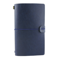 Planificateur personnalisable haut de gamme rétro A5/A4 cahier multifonctionnel en imitation cuir avec sangle créative 100 feuilles de couverture en papier