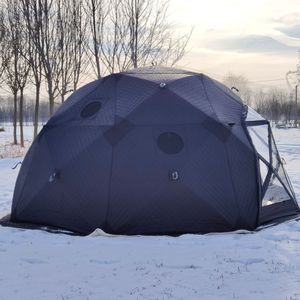 Tente sphérique d'hiver de grand espace tente de camping de pêche portable et garder au chaud - Product Image 2