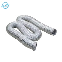 Tuyau flexible en aluminium, conduit extensible pour l'évacuation des gaz HVAC