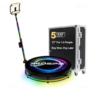 360SPB 360 фотобудка для продажи красочный RGB световой столб автоматический вращающий 360 видеобудка набор для свадебной вечеринки