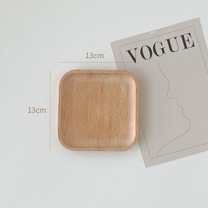 Varias formas y tamaños Bandeja de almacenamiento de joyas de madera maciza Organizador de anillos de almacenamiento Bandeja de exhibición de joyas - Product Image 4