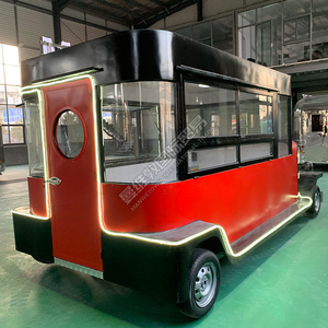 รถขายอาหารเคลื่อนที่แบบกำหนดเองจากโรงงาน ร้านกาแฟ รถพ่วงจัดเลี้ยง พร้อมอุปกรณ์ขายไอศกรีม ฮอทดอก พิซซ่า รถขายอาหารจานด่วน - Product Image 5