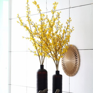 New Trung Quốc Phong Cách Vàng Hoa Lài Lụa Hoa Nhân Tạo <span class=keywords><strong>Forsythia</strong></span> Hoa Cho Nhà & Khách Sạn Trang Trí Giả Hoa Sắp Đặt - Product Image 4