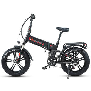 Bicicleta Plegable RANDRIDE H1-1000W 17AH con Ruedas de 20 Pulgadas, 7 Velocidades, Batería de Litio de 48V, Frenos, Bicicleta Plegable de 1000W Eléctrica - Product Image 6