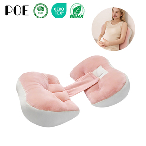 Oreiller de maternité ergonomique en mousse à mémoire de forme, doux et de soutien complet, pour femmes enceintes, pour <span class=keywords><strong>dormir</strong></span> sur le côté, le dos et soutenir les hanches - Product Image 1