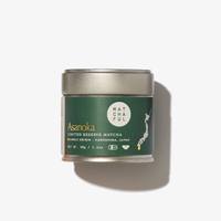 Boîte à thé ronde en métal argenté de 30 g, hermétique, de qualité alimentaire, avec couvercle à vis, pour logo personnalisé, emballage de poudre de matcha, thé vert