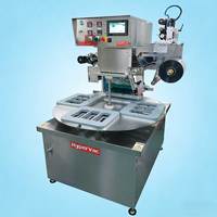 Machine de scellage rotative entièrement automatique HYPERVAC en acier inoxydable 304 pour la préparation des repas, l'emballage des aliments frais, utilisation industrielle