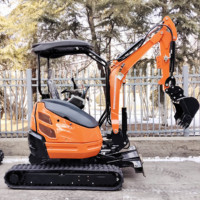 Mini-excavatrice à faible consommation de carburant, excavatrice durable pour le défrichement des terres agricoles