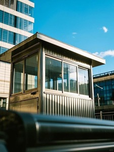 Bền chống gỉ bảo vệ gian hàng thiết kế đơn giản di động bảo vệ phòng làm bằng bánh sandwich Bảng điều chỉnh Loại sản phẩm container nhà - Product Image 5