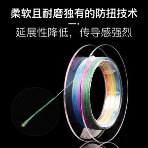 Línea de pesca trenzada de alta resistencia Noi Ice Super Line 8PE 150M 0.8mm para pesca en mar y pesca desde balsa. - Product Image 5