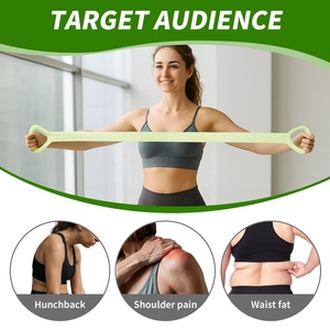 Bandas de Resistencia Elásticas para Estiramiento de Brazos, Piernas y Parte Superior del Cuerpo - Barra de Ejercicio Portátil para Casa/Oficina y Equipo de Yoga y Pilates - Product Image 5