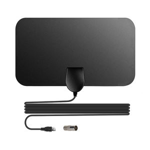 <span class=keywords><strong>Antenne</strong></span> <span class=keywords><strong>TV</strong></span> numérique 4K 150 Miles Booster DVB-T <span class=keywords><strong>Antenne</strong></span> HD plate intérieure active 28DBi à gain élevé pour boîtier <span class=keywords><strong>TV</strong></span> VHF UHF Réglage plat - Product Image 1