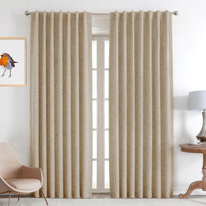 <span class=keywords><strong>Rideaux</strong></span> naturels 100% <span class=keywords><strong>rideaux</strong></span> occultants pour chambre à coucher salon occultant assombrissant isotherme dos onglet tige poche - Product Image 6