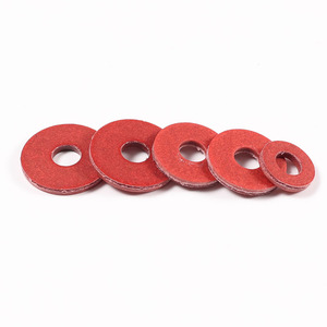 Rondelles plates en fibre vulcanisée rouge personnalisées <span class=keywords><strong>pour</strong></span> l'isolation électrique - Product Image 6