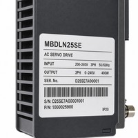 Servomoteur industriel multifonctionnel haute performance 400W AC 200V MBDLN25SE à commande par impulsions/analogue