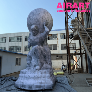 Sculptures et sculptures gonflables publicitaires en forme de pierre, sculpture LED Atlas de la <span class=keywords><strong>mythologie</strong></span> grecque pour la décoration d'expositions d'art en plein air et de musées - Product Image 2