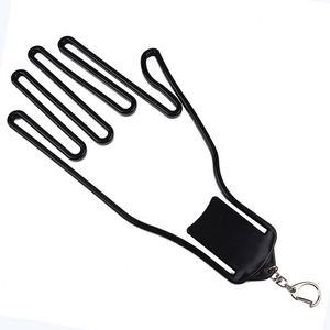 Custom Logo <b>Printed</b> Golf Gloves Holder <b>Rack</b> Dryer Hanger Plastic Stretcher Shaper Tool Bracket - Product Image 4