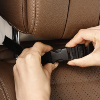 Porte-serviettes en cuir souple pour voiture, boîte à mouchoirs durable pour appuie-tête et pare-soleil, compatible avec BMW, Toyota, Honda, ajustement universel