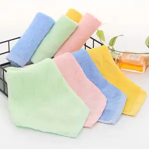 Bamboo thick Terry Washcloths Organic Baby Wash Towels Soft Face Towel Gift Sets children's square towel