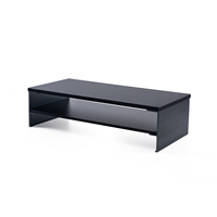 Support d'écran double niveau extensible Upergo en alliage d'aluminium et MDF, organiseur de bureau pour ordinateur portable, imprimante, cuisine