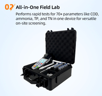 Analyseur de qualité de l'eau portable multi-paramètres de haute qualité Linksens Lab, équipement de laboratoire, testeur d'eau 10 en 1