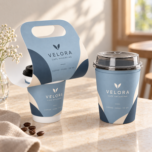 Gobelet à café jetable haut de gamme en papier double couche avec couvercle, logo personnalisé, pour usage commercial à emporter, Province du Hubei - Product Image 3