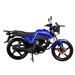 2023 Diaho DH150 temel mavi 2 tekerlekli 100cc 150cc benzinli motosiklet moped yetişkin 9kw güç gıda almak için teslimat