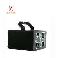 Projecteur laser RVB pleine couleur à 4 têtes en alliage d'aluminium avec moteur pas à pas, DMX512 4 canaux, son automatique, maître-esclave, pour scène, garantie 2 ans