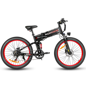 SAMEBIKE personalizable LO26 26*3,0 pulgadas neumático grueso plegable para hombres 48V 15Ah 900 motor potente 7 velocidades freno hidráulico ebike - Product Image 3