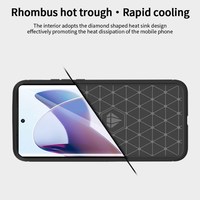 Coque de téléphone MOFI en fibre de carbone écologique pour Motorola Moto X30 Pro Edge 30 Ultra Edge X