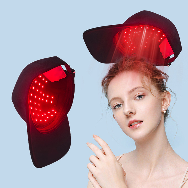 Portable Beauty Equipment 450nm 660nm 850nm Led Light Therapy Device Led Therapy Cap Red Light Therapy Hat