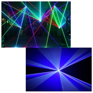 Luz de discoteca RGB a todo color ILDA DMX Control <span class=keywords><strong>DJ</strong></span> Iluminación Verde 10W Luz láser de animación - Product Image 5