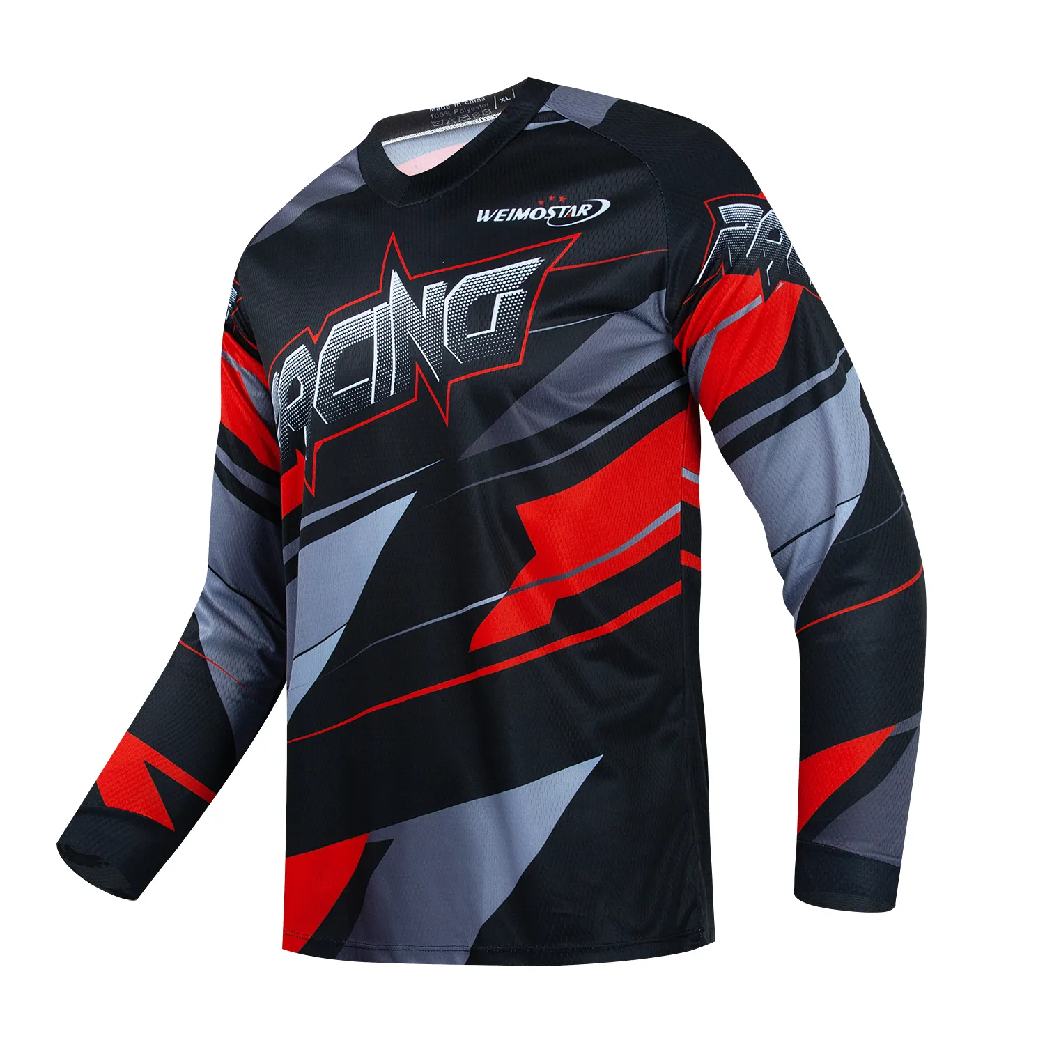 Maglia da ciclismo a maniche lunghe da Motocross da uomo all'ingrosso personalizzata Best Riding Downhill Off-Road Dirt Bike Jersey Mtb