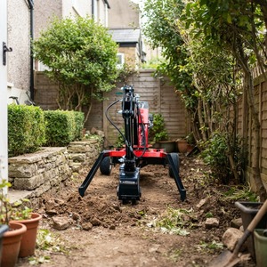 Mini-excavatrice araignée légère, fonctionnement flexible pour le creusement de fossés dans les vergers et les petits projets de construction, rotation OEM à 360° - Product Image 4