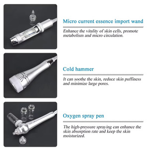 New Arrival Facial Machine Aqua Peeling Dermabrasion H2O2 9 in 1 Deep clear Oxygen Microdermabrasion Facial Machine - Product Image 5