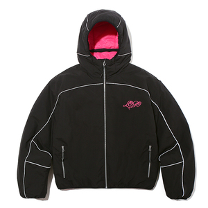 Tùy chỉnh in logo bán buôn hip hop áo khoác ngoài Mens giản dị cổ điển Zip thể thao áo khoác trùm đầu sọc Nylon Áo Gió Áo khoác - Product Image 4