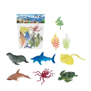 Kinderen oceaan play set speelgoed plastic kleine dieren