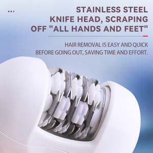 Épilateur électrique portable Kemei KM-2530 à 4 têtes, rasoir intelligent, lumière, sans douleur, pour les pieds, certifié CE, vente en gros - Product Image 3