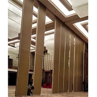 Cloison amovible insonorisée, cloison pliante pour hôtel, salle de banquet, bureau, salle de conférence, panneau de porte coulissante