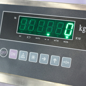 Indicateur de pesage <span class=keywords><strong>Yaohua</strong></span> XK315A1GB-3 à 6 chiffres avec écran LED vert et boîtier en acier inoxydable pour balance électronique à plateforme - Product Image 4
