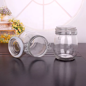 <span class=keywords><strong>Bocal</strong></span> en verre à charnière <span class=keywords><strong>Le</strong></span> <span class=keywords><strong>Parfait</strong></span> d'inspiration française de haute qualité 0.35L 500ML 750ML 1L 1.5L 2L avec joint en caoutchouc - Product Image 6