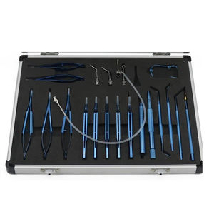 Kit de chirurgie de la cataracte à incision en titane de 21 pièces, ensemble d'instruments chirurgicaux ophtalmiques manuels en acier inoxydable - Product Image 6
