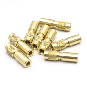 Tùy chỉnh máy móc CNC Knurled Brass kết nối thép không gỉ chốt cán đầu tròn cho ngành công nghiệp sản xuất điện tử - Product Image 2