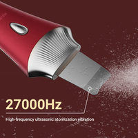 OEM 2022 avec base de chargement par contact, machine à éplucher le visage à ultrasons portable ems, épurateur de peau à ultrasons pour le visage