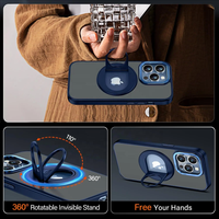Für Samsung S25 S24 Ultra S23 FE Matte Magnet hülle mit Ring halter S22 S23 S24 Stoß feste Telefon hülle