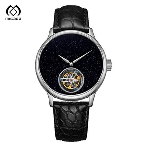 <span class=keywords><strong>Orologio</strong></span> <span class=keywords><strong>Automatico</strong></span> Migaga Personalizzato da 38mm per Uomo, Movimento Meccanico Tourbillon Scheletrato <span class=keywords><strong>in</strong></span> <span class=keywords><strong>Oro</strong></span> - Product Image 3